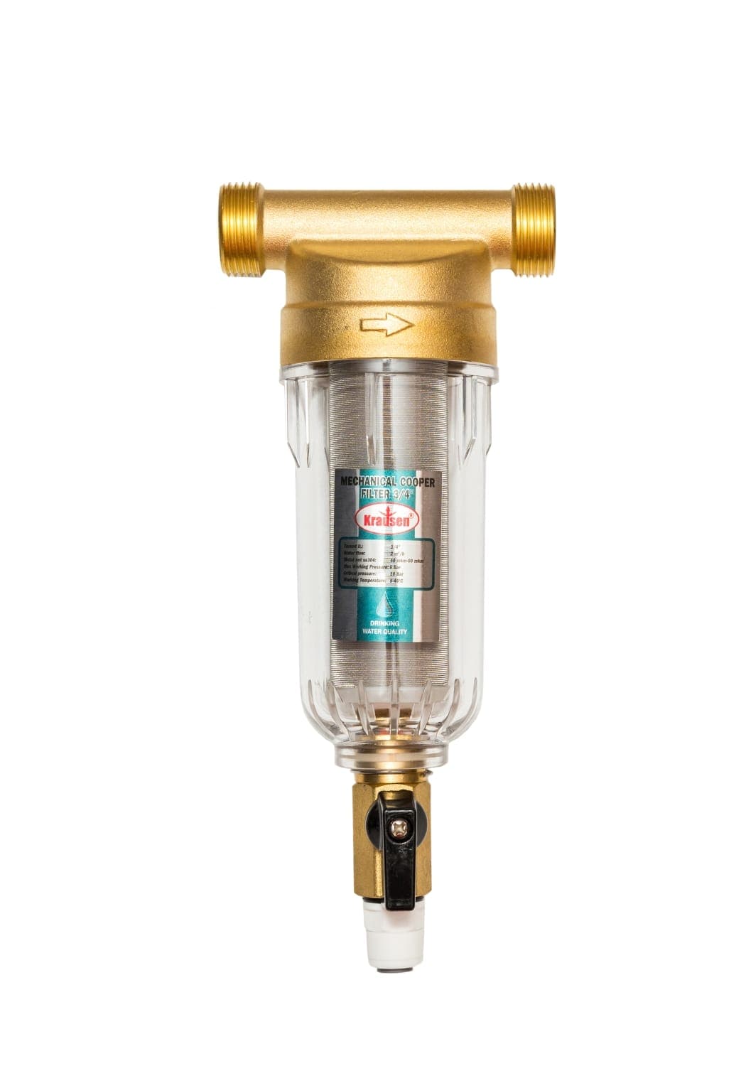 Filtru cu sita 3/4" curatare prin purjare — imagine 1