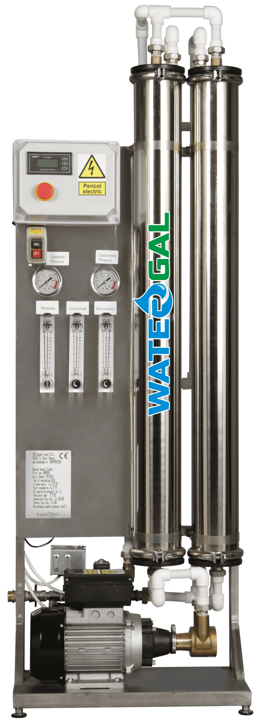 Osmoza inversa demineralizare 500 l/h — imagine 1